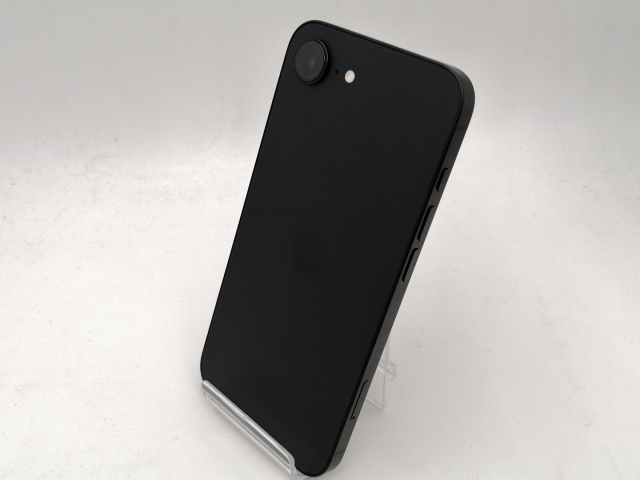 【中古】Apple 国内版 【SIMフリー】 iPhone 16e 128GB ブラック MD1Q4J/A【なんば】保証期間１ヶ月【ランクA】