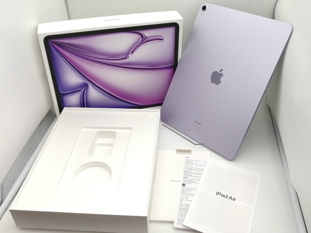【中古】Apple 【Wi-Fi】 13インチ iPad Air（M2/2024） 128GB パープル MV2C3J/A【なんば】保証期間１ヶ月【ランクB】_7