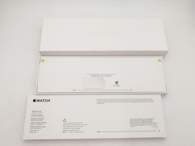 【未使用】Apple Apple Watch Series11 46mm Cellular ゴールドチタニウムケース/ゴールドミラネーゼループ (S/M) MFD74J/A【なんば】保証期間３ヶ月_4