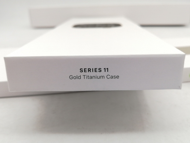【未使用】Apple Apple Watch Series11 46mm Cellular ゴールドチタニウムケース/ゴールドミラネーゼループ (S/M) MFD74J/A【なんば】保証期間３ヶ月_5