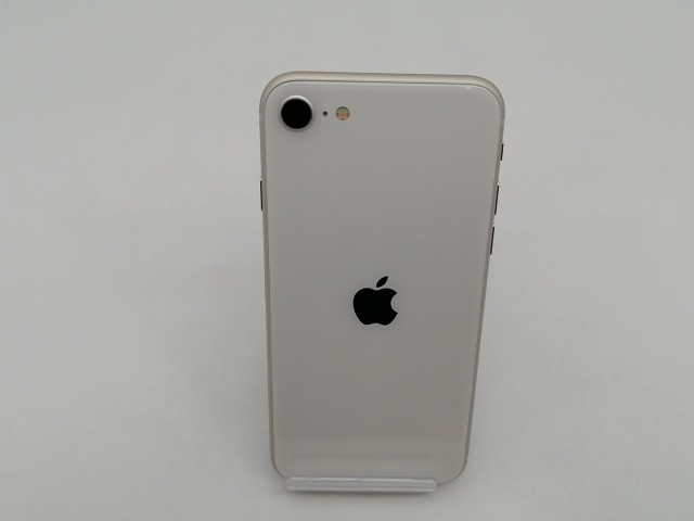 【中古】Apple SoftBank 【SIMフリー】 iPhone SE（第3世代） 64GB スターライト MMYD3J/A【なんば】保証期間１ヶ月【ランクB】