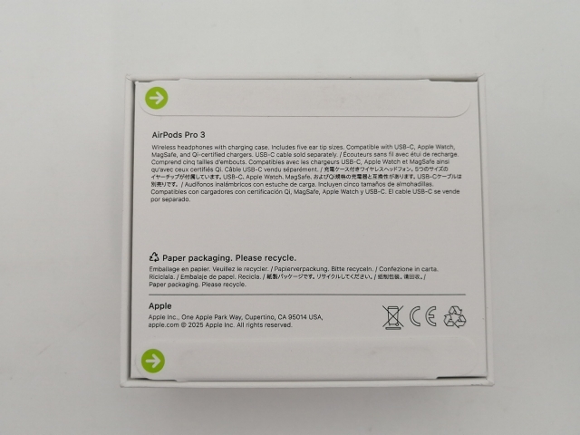 未使用】Apple AirPods Pro 3 MFHP4J/A【なんば】保証期間1ヶ月
