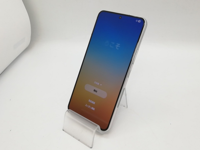 中古】SAMSUNG au 【SIMフリー】 Galaxy S22 ファントムホワイト 8GB