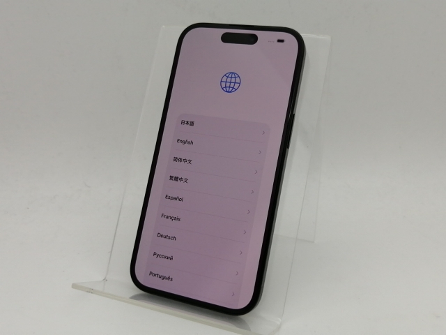 【中古】Apple au 【SIMフリー】 iPhone 15 128GB ブラック MTMH3J/A【なんば】保証期間１ヶ月【ランクB】