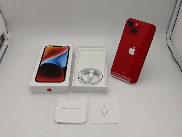 【中古】Apple 楽天モバイル 【SIMフリー】 iPhone 14 128GB (PRODUCT)RED MPV93J/A【なんば】保証期間１ヶ月【ランクA】_7
