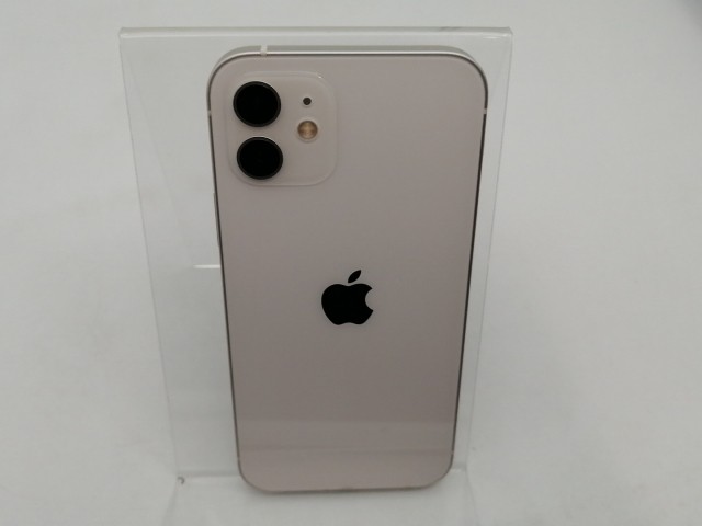 【中古】Apple au 【SIMロック解除済み】 iPhone 12 64GB ホワイト MGHP3J/A【なんば】保証期間１ヶ月【ランクA】