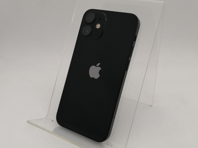 【中古】Apple ymobile 【SIMロック解除済み】 iPhone 12 mini 64GB ブラック MGA03J/A【なんば】保証期間１ヶ月【ランクA】