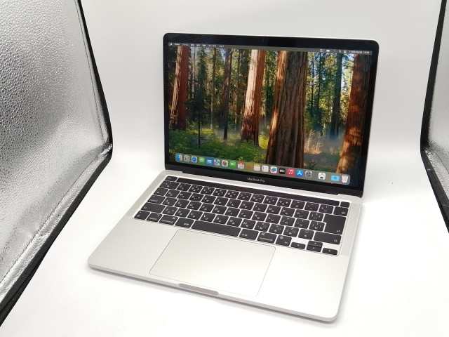 【中古】Apple MacBook Pro 13インチ CTO (M1・2020) シルバー　Apple M1 (CPU:8C/GPU:7C) 8G 256G【大須アメ横】保証期間１ヶ月【ランク