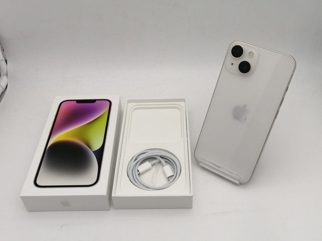 【中古】Apple docomo 【SIMフリー】 iPhone 14 256GB スターライト MPW33J/A【なんば】保証期間１ヶ月【ランクC】_9