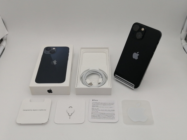 110☆ほぼ新品未使用☆iPhone13mini 256G純正バッテリー95% 2025