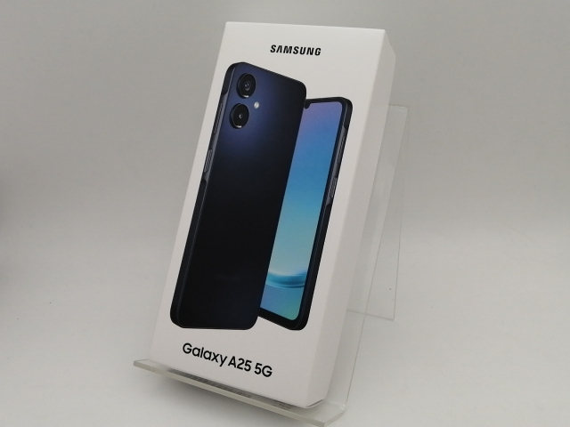 【未使用】SAMSUNG docomo 【SIMフリー】 Galaxy A25 5G ブラック 4GB 64GB SC-53F【なんば】保証期間３ヶ月