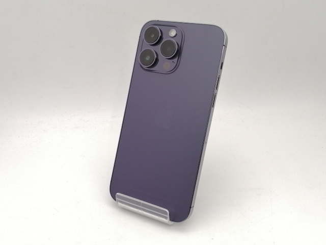 【中古】Apple 国内版 【SIMフリー】 iPhone 14 Pro Max 512GB ディープパープル MQ9J3J/A【なんば】保証期間１ヶ月【ランクB】