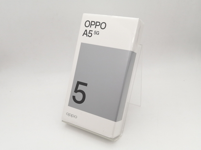 【未使用】Oppo au 【SIMフリー】 OPPO A5 5G 4GB 128GB ホワイト OPG06【なんば】保証期間３ヶ月_1