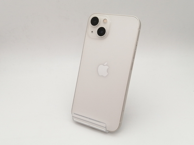 【中古】Apple docomo 【SIMフリー】 iPhone 13 128GB スターライト MLND3J/A【なんば】保証期間１ヶ月【ランクC】