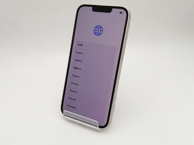【中古】Apple docomo 【SIMフリー】 iPhone 13 128GB スターライト MLND3J/A【なんば】保証期間１ヶ月【ランクC】_1