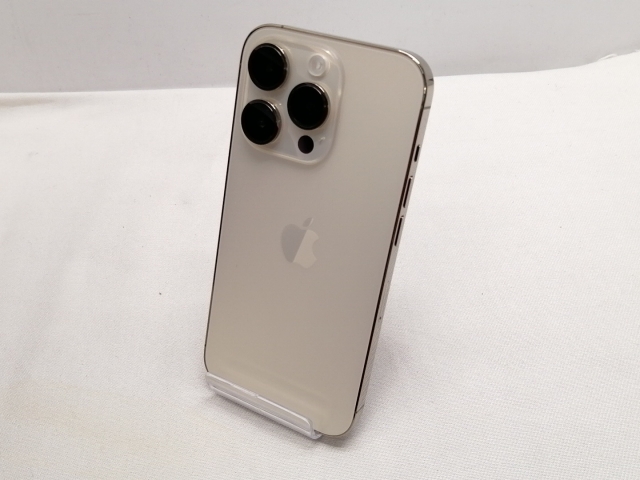 【中古】Apple 国内版 【SIMフリー】 iPhone 14 Pro 128GB ゴールド MQ073J/A【仙台駅東口】保証期間１ヶ月【ランクB】