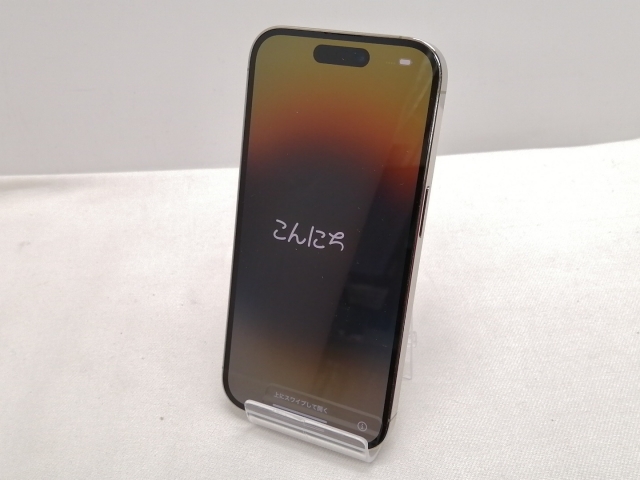 中古】Apple 国内版 【SIMフリー】 iPhone 14 Pro 128GB ゴールド 