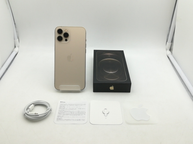 【中古】Apple au 【SIMロック解除済み】 iPhone 12 Pro Max 128GB ゴールド MGCW3J/A【神戸】保証期間１ヶ月【ランクC】_7