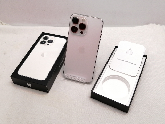 【中古】【赤ロム保証あり】Apple au 【SIMフリー】 iPhone 13 Pro 128GB シルバー MLUF3J/A【仙台駅東口】保証期間１ヶ月【ランクA】_7
