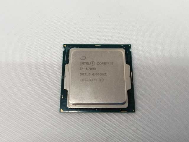 【中古】Intel Core i7-6700K (4.0GHz/TB:4.2GHz/SR2L0) bulk LGA1151/4C/8T/L3 8M/HD530/TDP91W【三宮センター】保証期間１週間