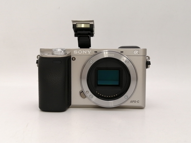 中古】SONY α6000 ボディ ILCE-6000 シルバー【新宿2】保証期間