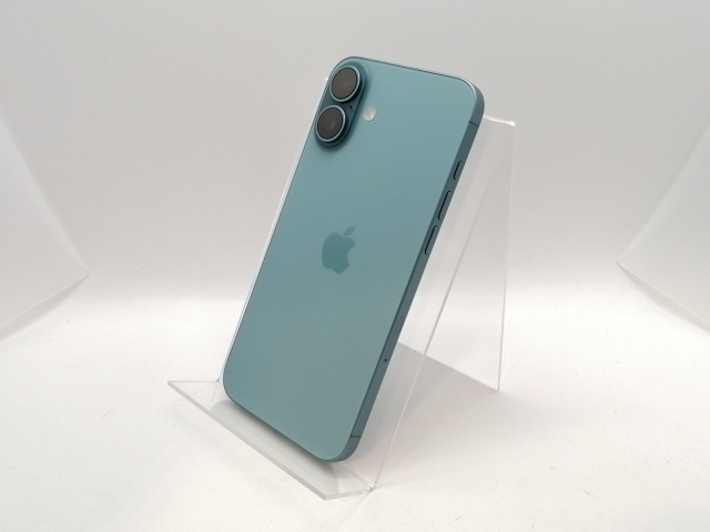 【中古】Apple au 【SIMフリー】 iPhone 16 Plus 128GB ティール MXVF3J/A【高崎モントレー】保証期間1ヶ月【ランクA】