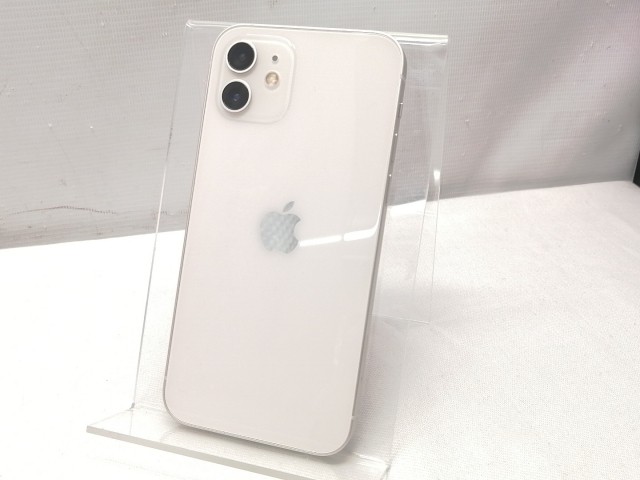 【中古】【赤ロム保証あり】Apple SoftBank 【SIMロック解除済み】 iPhone 12 128GB ホワイト MGHV3J/A【仙台駅東口】保証期間１ヶ月【ラ