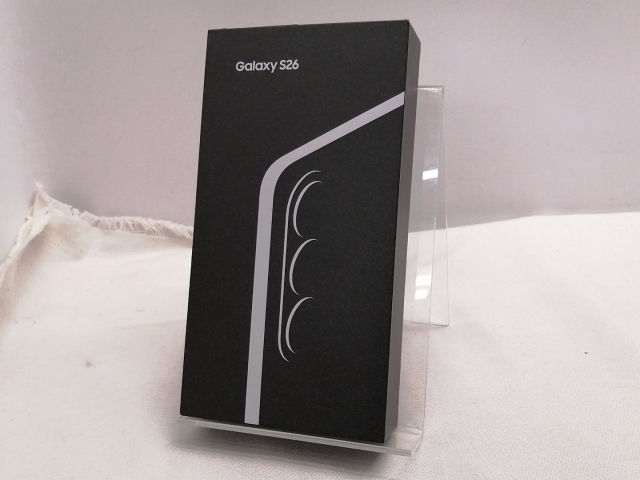【未使用】SAMSUNG 国内版 【SIMフリー】 Galaxy S26 ブラック 12GB 256GB【仙台駅東口】保証期間３ヶ月
