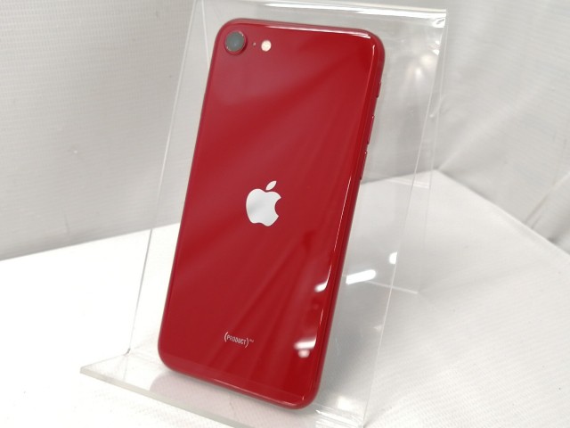 【中古】Apple au 【SIMフリー】 iPhone SE（第3世代） 64GB (PRODUCT)RED MMYE3J/A【仙台駅東口】保証期間１ヶ月【ランクA】