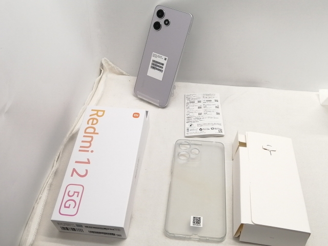 【中古】Xiaomi au 【SIMフリー】 Redmi 12 5G 4GB 128GB ポーラーシルバー XIG03【仙台駅東口】保証期間１ヶ月【ランクA】_2