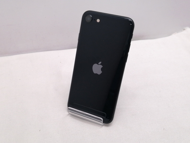 【中古】Apple SoftBank 【SIMフリー】 iPhone SE（第3世代） 64GB ミッドナイト MMYC3J/A【仙台駅東口】保証期間１ヶ月【ランクB】