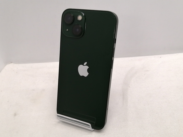 【中古】【赤ロム保証あり】Apple SoftBank 【SIMフリー】 iPhone 13 128GB グリーン MNGG3J/A【仙台駅東口】保証期間１ヶ月【ランクB】