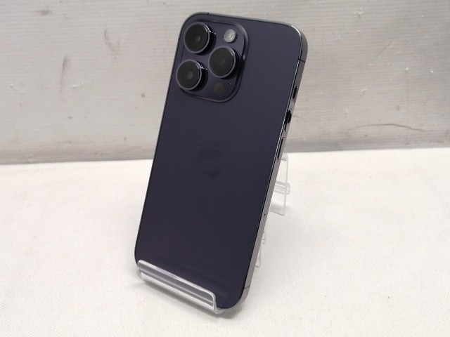 【中古】Apple 国内版 【SIMフリー】 iPhone 14 Pro 256GB ディープパープル MQ1E3J/A【仙台駅東口】保証期間１ヶ月【ランクA】