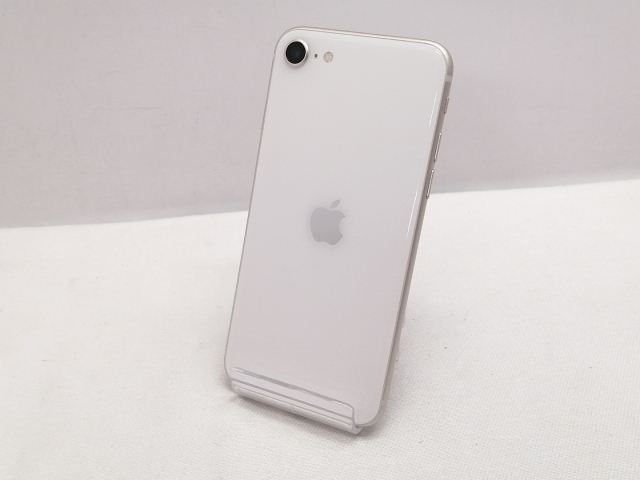 【中古】Apple SoftBank 【SIMフリー】 iPhone SE（第3世代） 128GB スターライト MMYG3J/A【仙台駅東口】保証期間１ヶ月【ランクA】