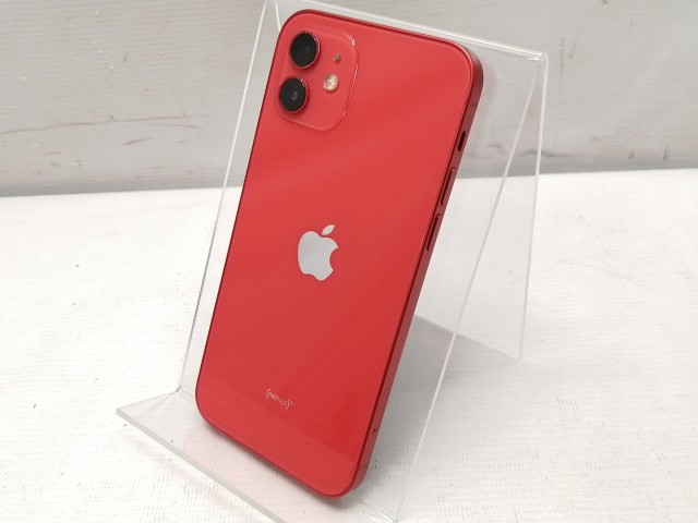 【中古】Apple au 【SIMロック解除済み】 iPhone 12 64GB (PRODUCT)RED MGHQ3J/A【仙台駅東口】保証期間１ヶ月【ランクA】