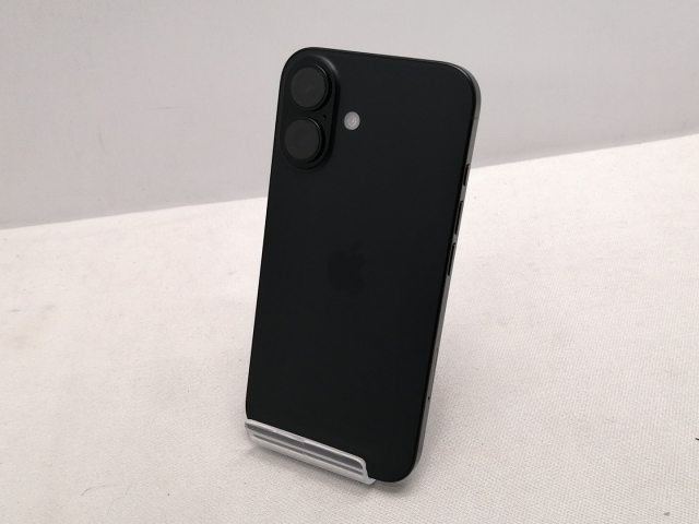 中古】Apple 国内版 【SIMフリー】 iPhone 16 128GB ブラック MYDQ3J/A 