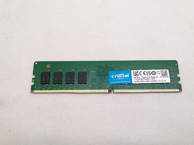【中古】DDR4 32GB PC4-21300(DDR4-2666)【デスクトップPC用】【仙台駅東口】保証期間１週間