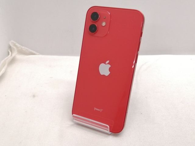 【中古】Apple au 【SIMロック解除済み】 iPhone 12 128GB (PRODUCT)RED MGHW3J/A【仙台駅東口】保証期間１ヶ月【ランクC】