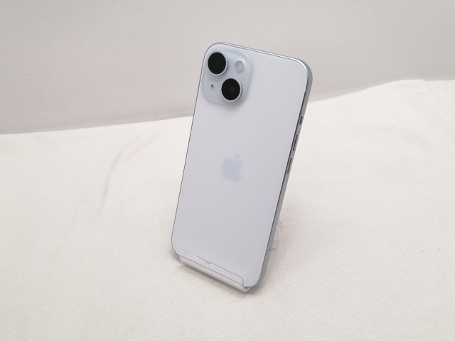 【中古】Apple 国内版 【SIMフリー】 iPhone 15 128GB ブルー MTML3J/A【仙台駅東口】保証期間１ヶ月【ランクA】