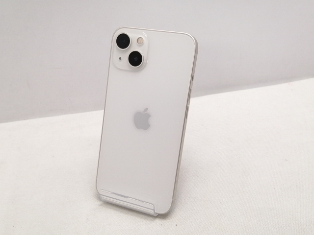 【中古】Apple docomo 【SIMフリー】 iPhone 13 128GB スターライト MLND3J/A【仙台駅東口】保証期間１ヶ月【ランクC】 29,237円