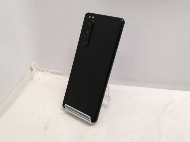 【中古】SONY au 【SIMフリー】 Xperia 5 III フロストブラック 8GB 128GB SOG05【仙台イービーンズ】保証期間１ヶ月【ランクA】