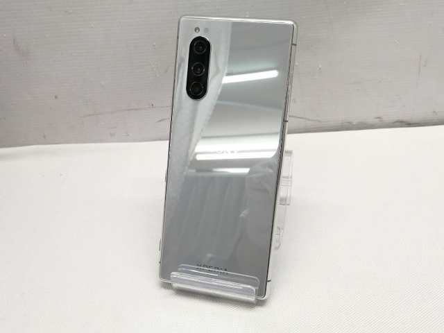 【中古】SONY 国内版 【SIMフリー】 Xperia 5 グレー 6GB 128GB J9260【仙台駅東口】保証期間１ヶ月【ランクA】