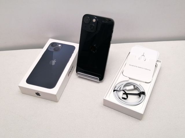 【中古】Apple 国内版 【SIMフリー】 iPhone 13 mini 128GB ミッドナイト MLJC3J/A【仙台駅東口】保証期間１ヶ月【ランクC】_7