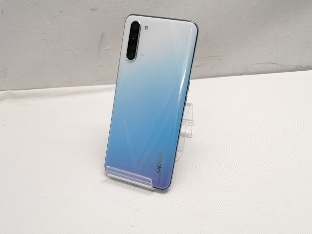 【中古】Oppo UQmobile 【SIMフリー】 OPPO Reno3 A ホワイト 6GB 128GB OPU33 CPH2013【仙台駅東口】保証期間１ヶ月【ランクA】