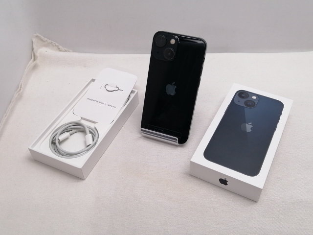 【中古】Apple SoftBank 【SIMフリー】 iPhone 13 mini 128GB ミッドナイト MLJC3J/A【仙台駅東口】保証期間１ヶ月【ランクA】_7