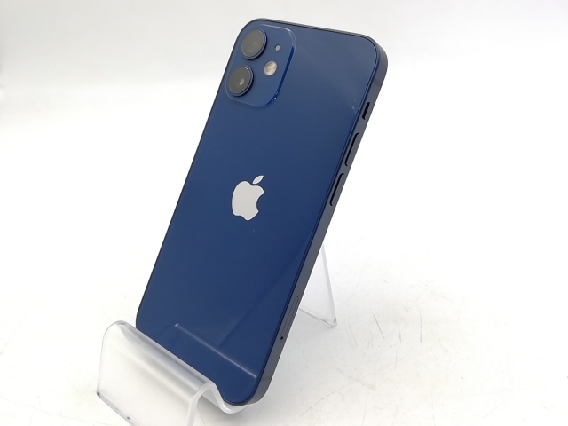 【中古】Apple docomo 【SIMロック解除済み】 iPhone 12 mini 256GB ブルー MGDV3J/A【大宮東口】保証期間１ヶ月【ランクA】