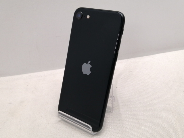 【中古】Apple au 【SIMフリー】 iPhone SE（第3世代） 64GB ミッドナイト MMYC3J/A【仙台イービーンズ】保証期間１ヶ月【ランクB】