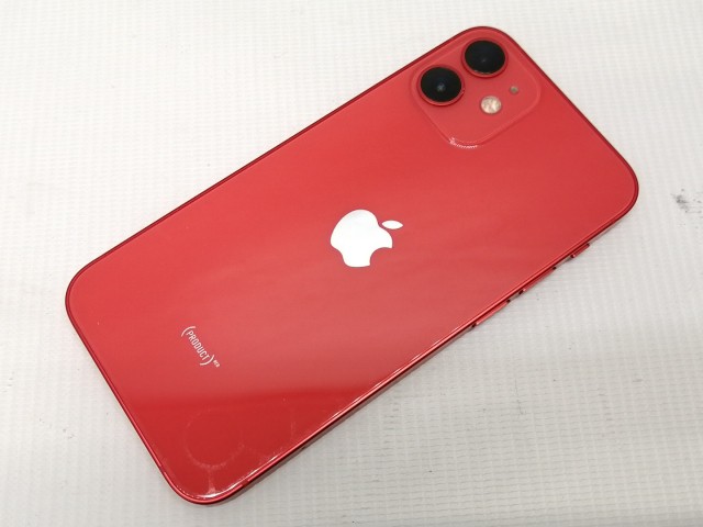 【中古】Apple au 【SIMロック解除済み】 iPhone 12 mini 128GB (PRODUCT)RED MGDN3J/A【仙台イービーンズ】保証期間１ヶ月【ランクB】