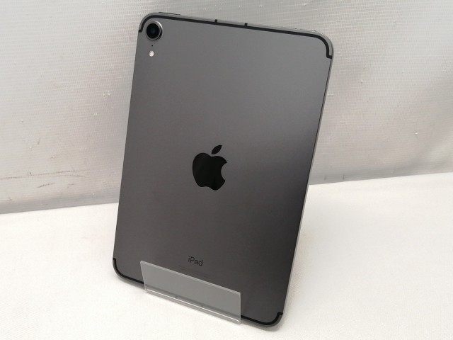 【中古】Apple iPad mini（第6世代/2021） Cellular 256GB スペースグレイ (国内版SIMロックフリー) MK8F3J/A【仙台駅東口】保証期間１ヶ