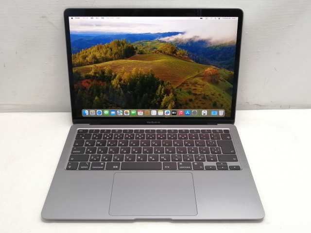 【中古】Apple MacBook Air 13インチ M1(CPU:8C/GPU:7C) 8GB/256GB スペースグレイ MGN63J/A (M1・2020)【仙台駅東口】保証期間１ヶ月【